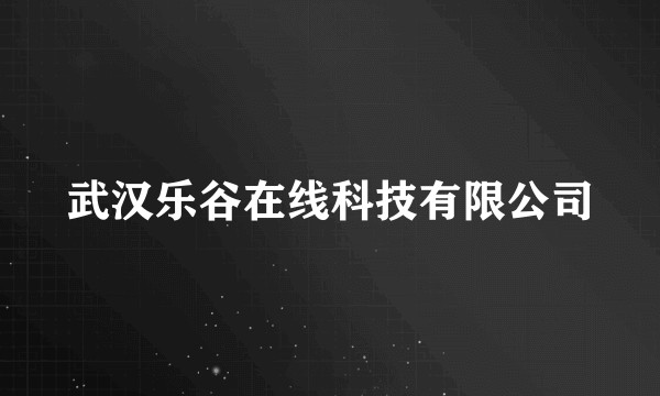 武汉乐谷在线科技有限公司