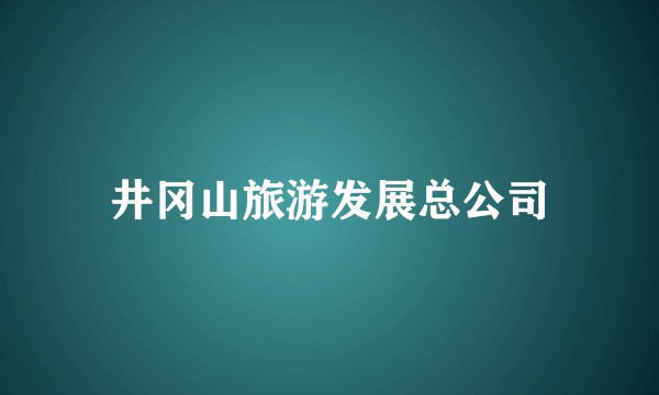 井冈山旅游发展总公司