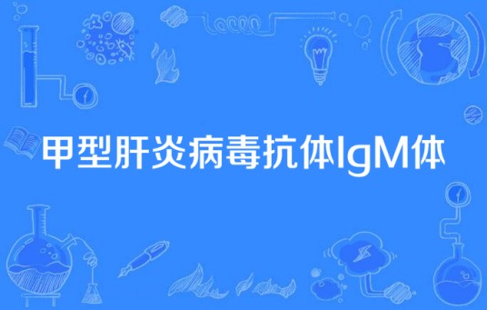 甲型肝炎病毒抗体IgM