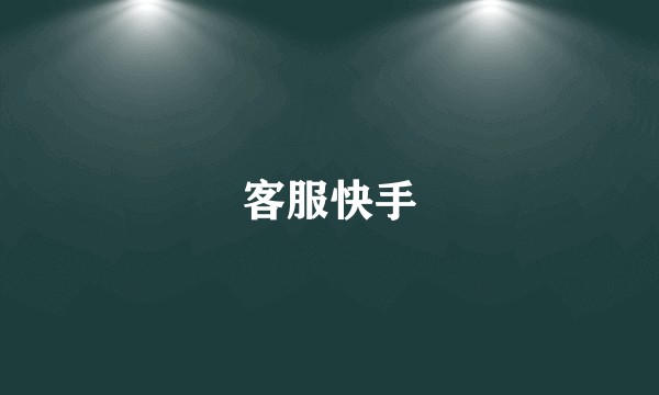 客服快手