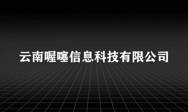 云南喔噻信息科技有限公司