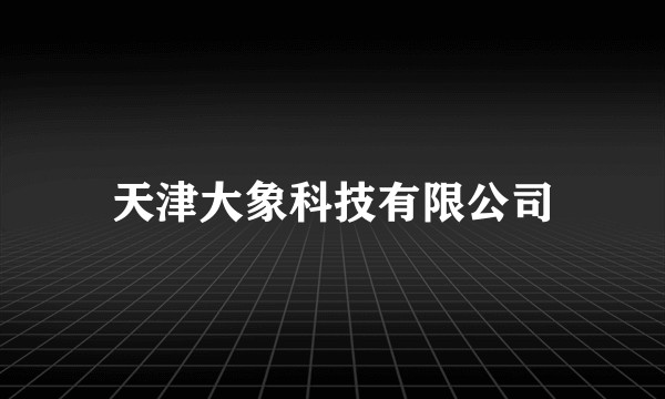 天津大象科技有限公司