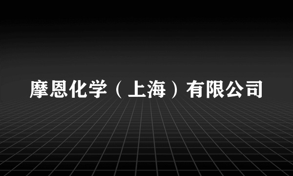 摩恩化学（上海）有限公司