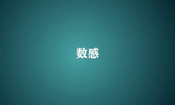数感