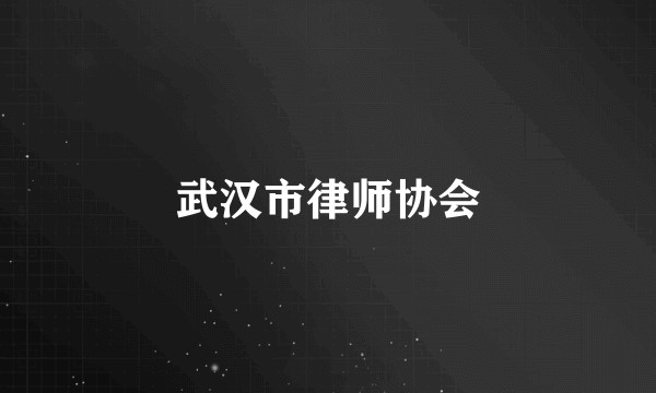 武汉市律师协会