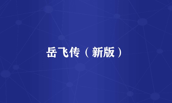 岳飞传（新版）
