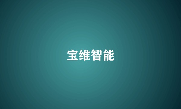 宝维智能