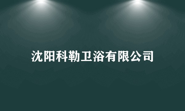 沈阳科勒卫浴有限公司