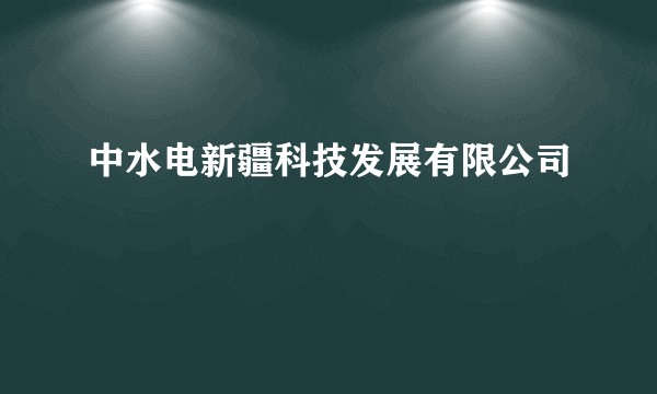 中水电新疆科技发展有限公司