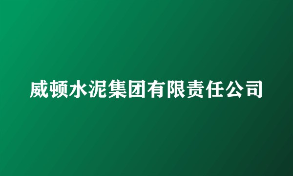 威顿水泥集团有限责任公司