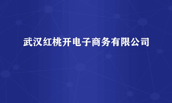 武汉红桃开电子商务有限公司