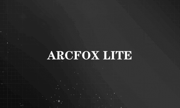 ARCFOX LITE
