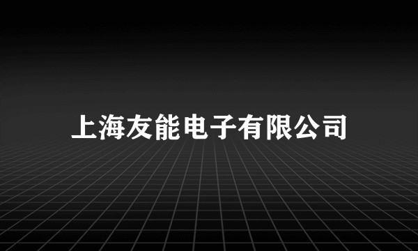 上海友能电子有限公司