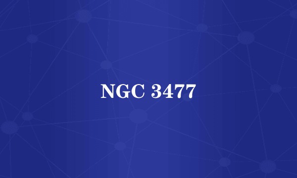 NGC 3477