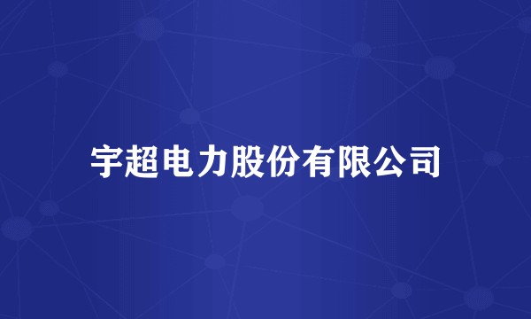 宇超电力股份有限公司