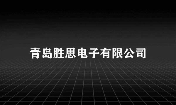 青岛胜思电子有限公司