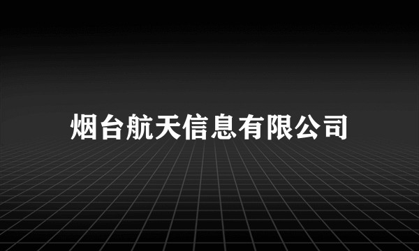 烟台航天信息有限公司