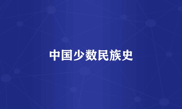 中国少数民族史