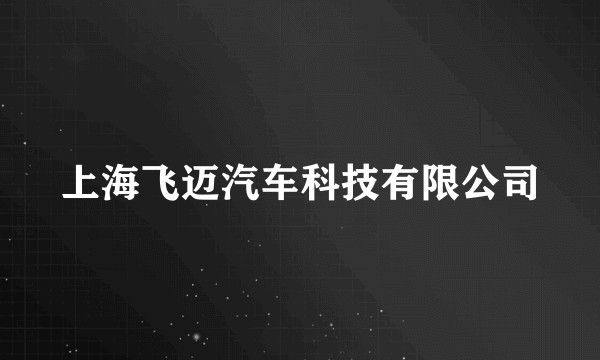 上海飞迈汽车科技有限公司