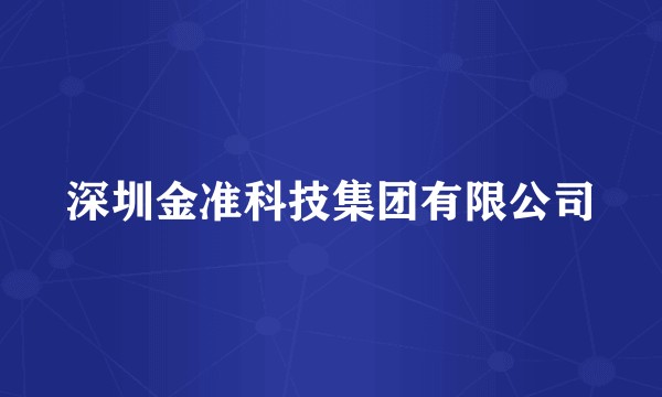 深圳金准科技集团有限公司