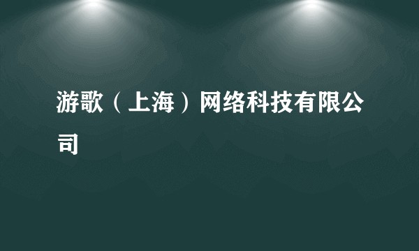 游歌(上海)网络科技有限公司