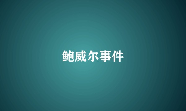 鲍威尔事件