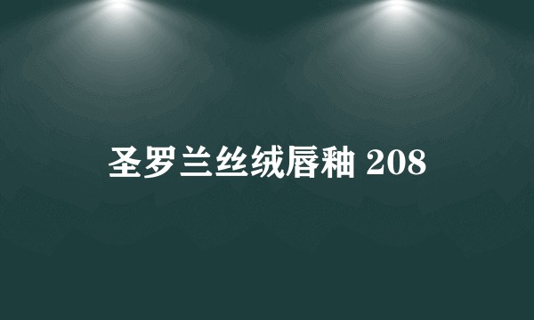 圣罗兰丝绒唇釉 208