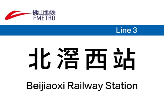 北滘西站（中国广东省佛山市境内地铁车站）