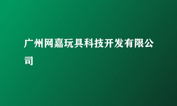 广州网嘉玩具科技开发有限公司