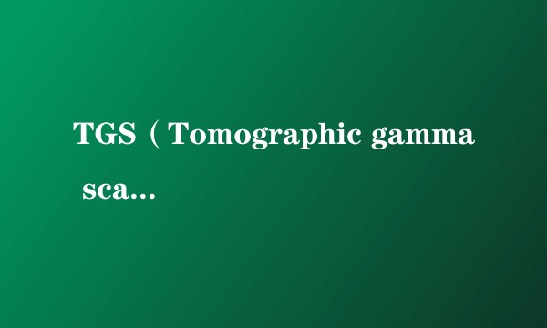TGS（Tomographic gamma scanning）