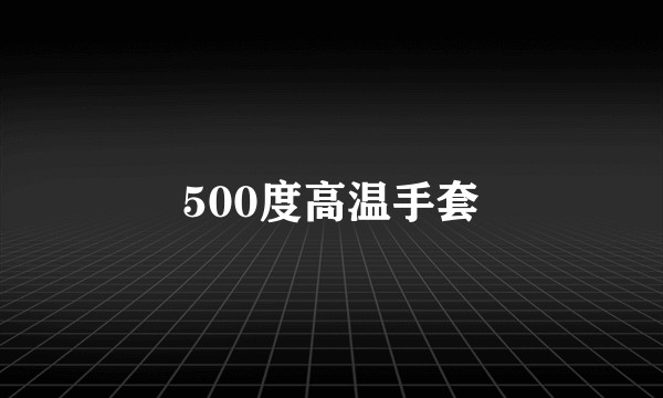 500度高温手套