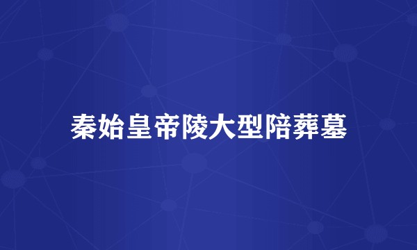 秦始皇帝陵大型陪葬墓