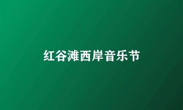 红谷滩西岸音乐节