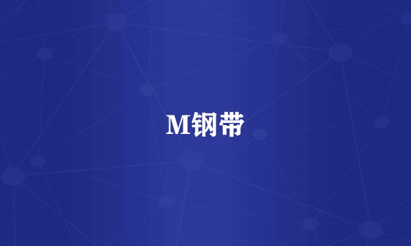 M钢带