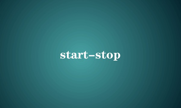 start-stop