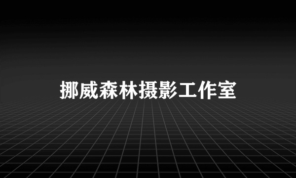 挪威森林摄影工作室