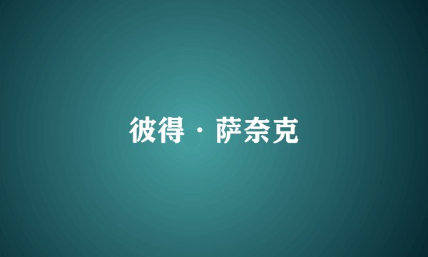 彼得·萨奈克