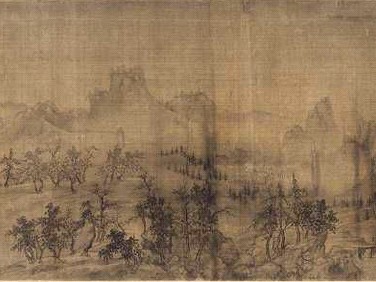 烟江叠嶂图（王诜创作的设色画）