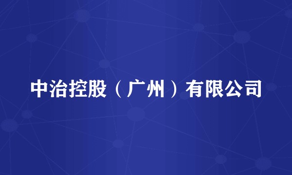 中治控股（广州）有限公司