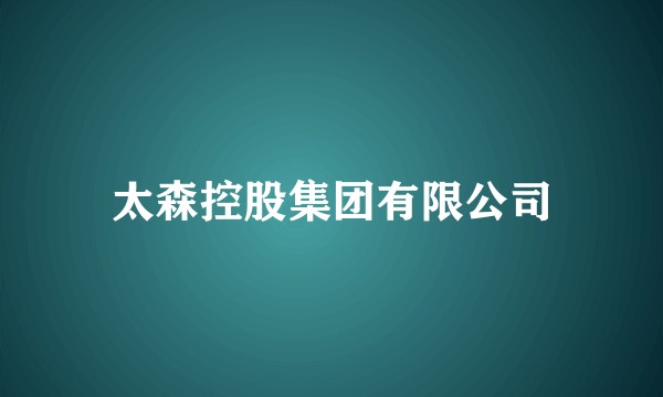 太森控股集团有限公司
