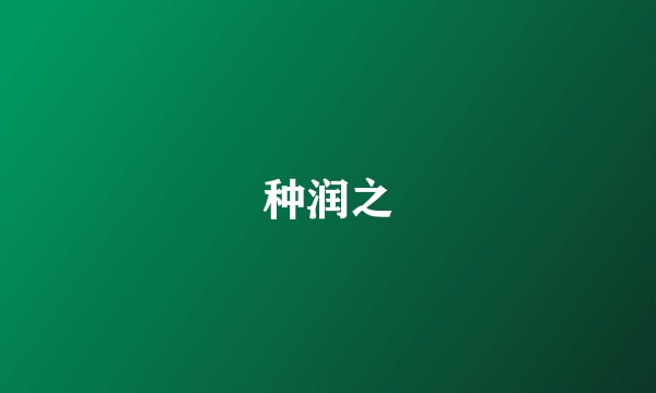 种润之