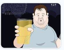 醉鬼拿杯
