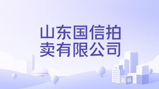 山东国信拍卖有限公司