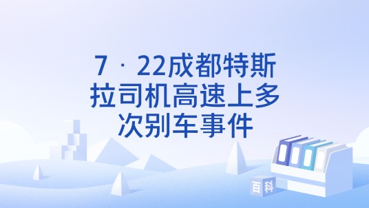 7·22成都特斯拉司机高速上多次别车事件