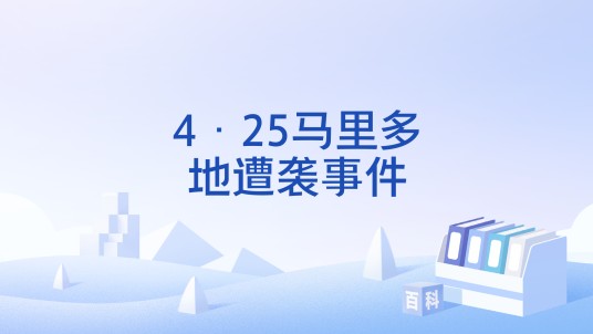 4·25马里多地遭袭事件