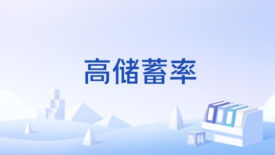 高储蓄率
