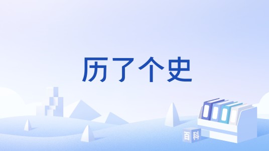 历了个史