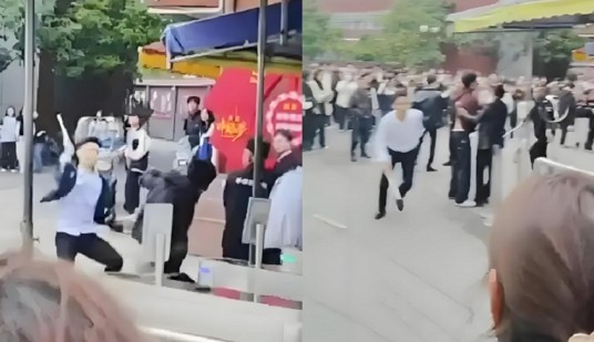 3·16常宁多名男子持棍冲入学校打人事件