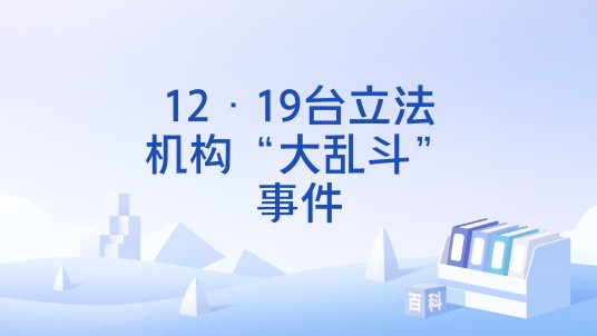 12·19台立法机构“大乱斗”事件