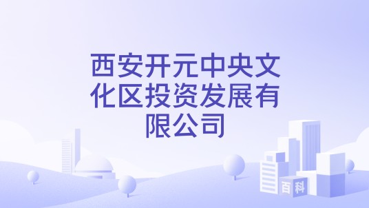 西安开元中央文化区投资发展有限公司
